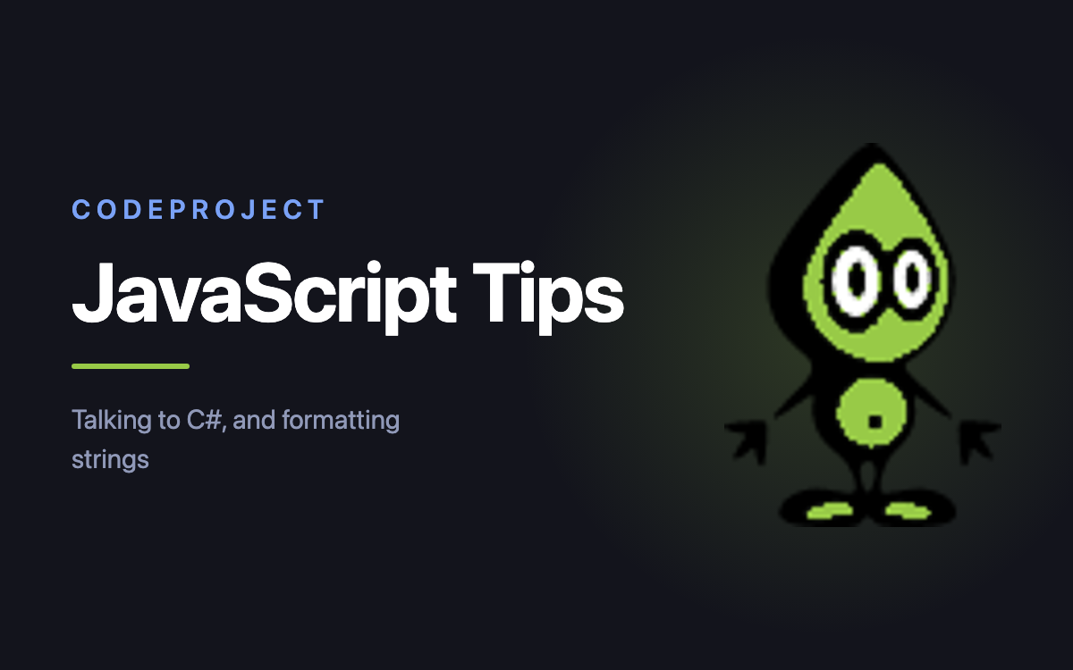 CodeProject: JavaScript Tips