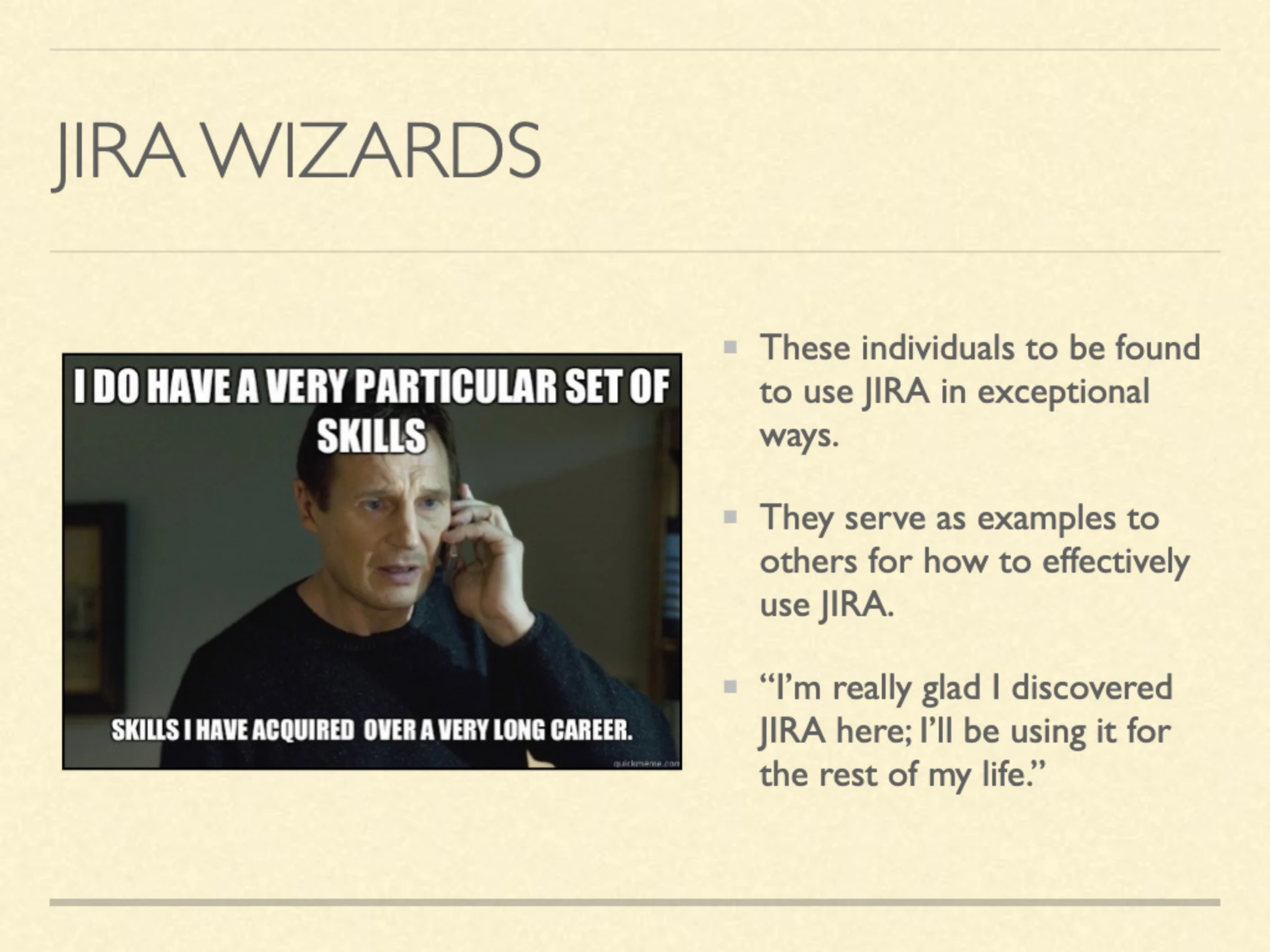 Slide 2: JIRA Wizards