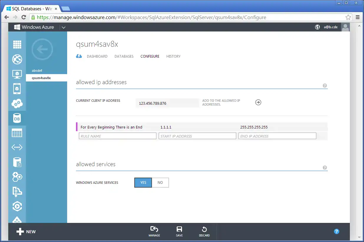 Allow All Firewall Rule