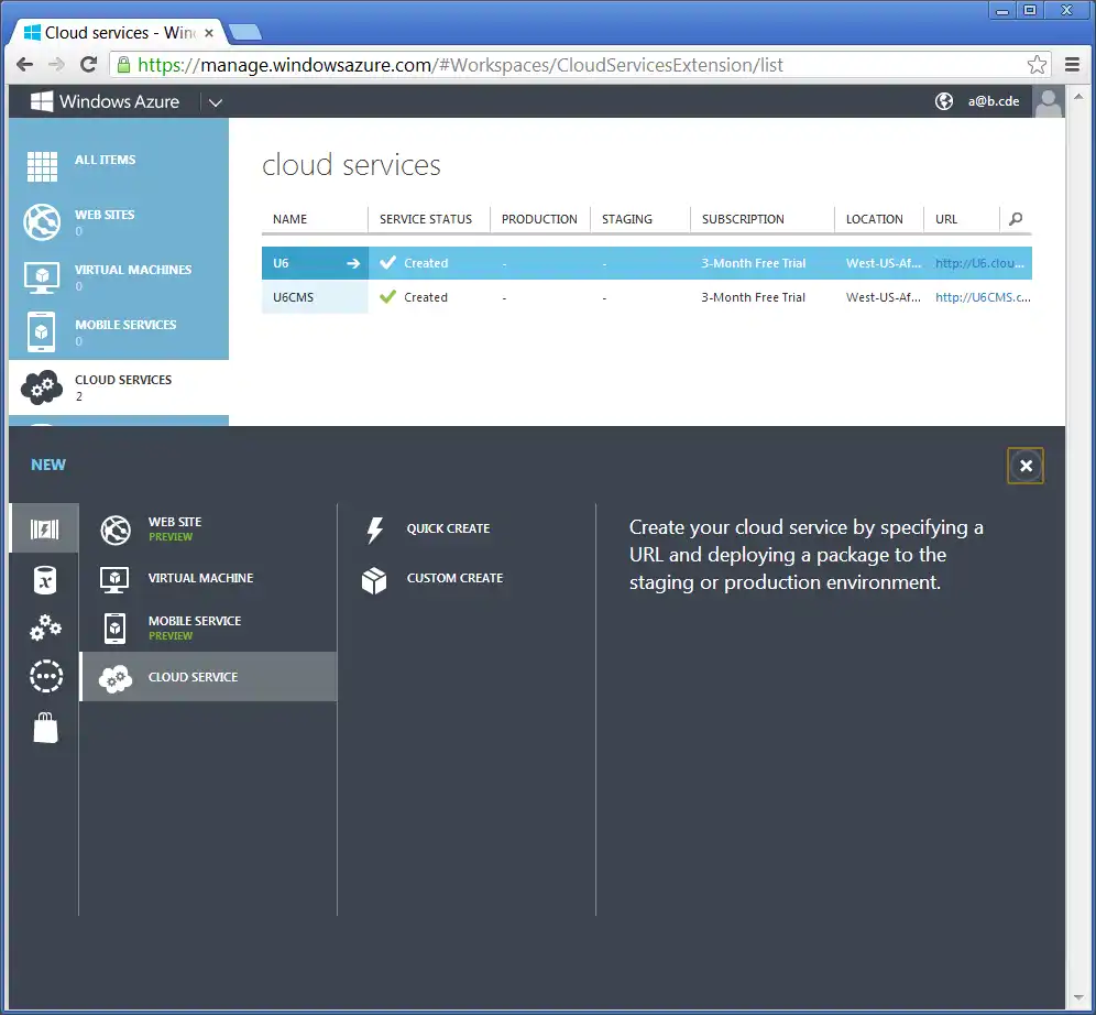 Custom Web Role