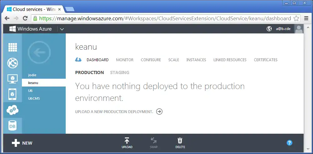 Keanu Dashboard