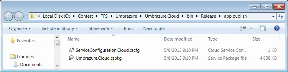 Packaged Files