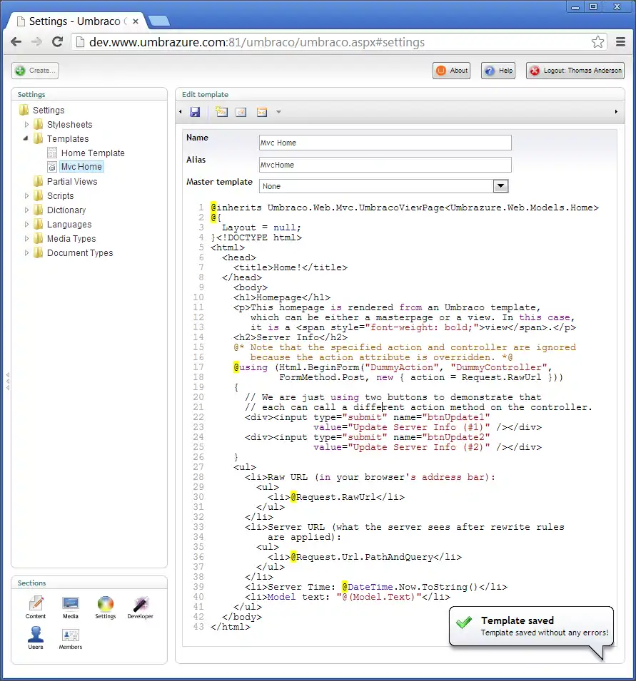 Complete Mvc Home View