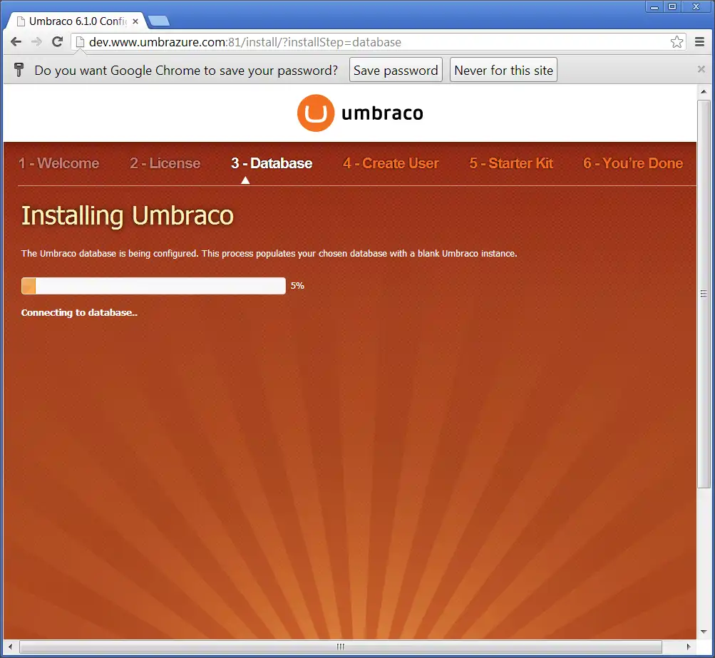 Installing Database