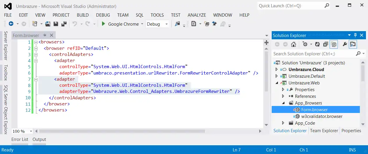 Modify Form Browsers