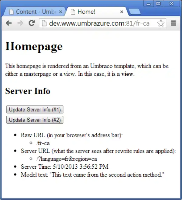 Mvc Home Worked