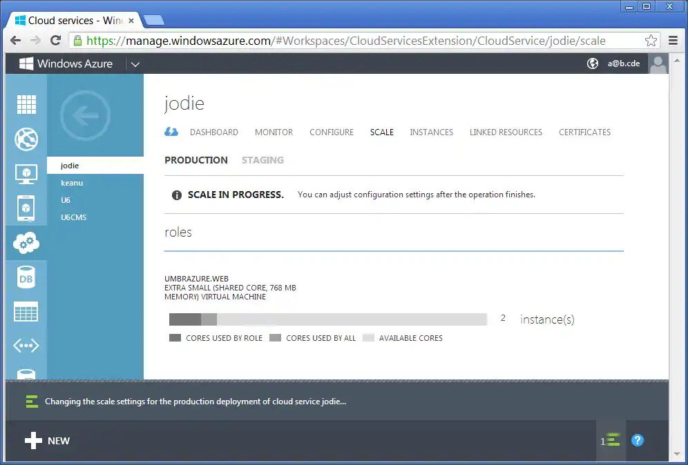 Deploy Both And Scale Jolie