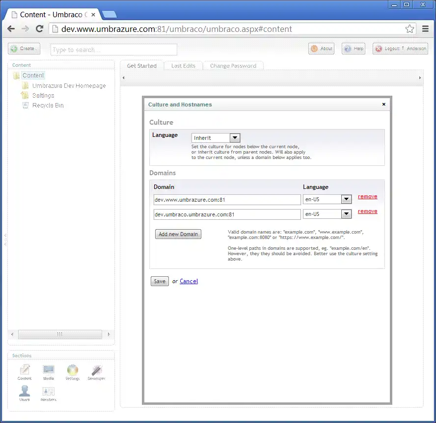 Dev Hostnames