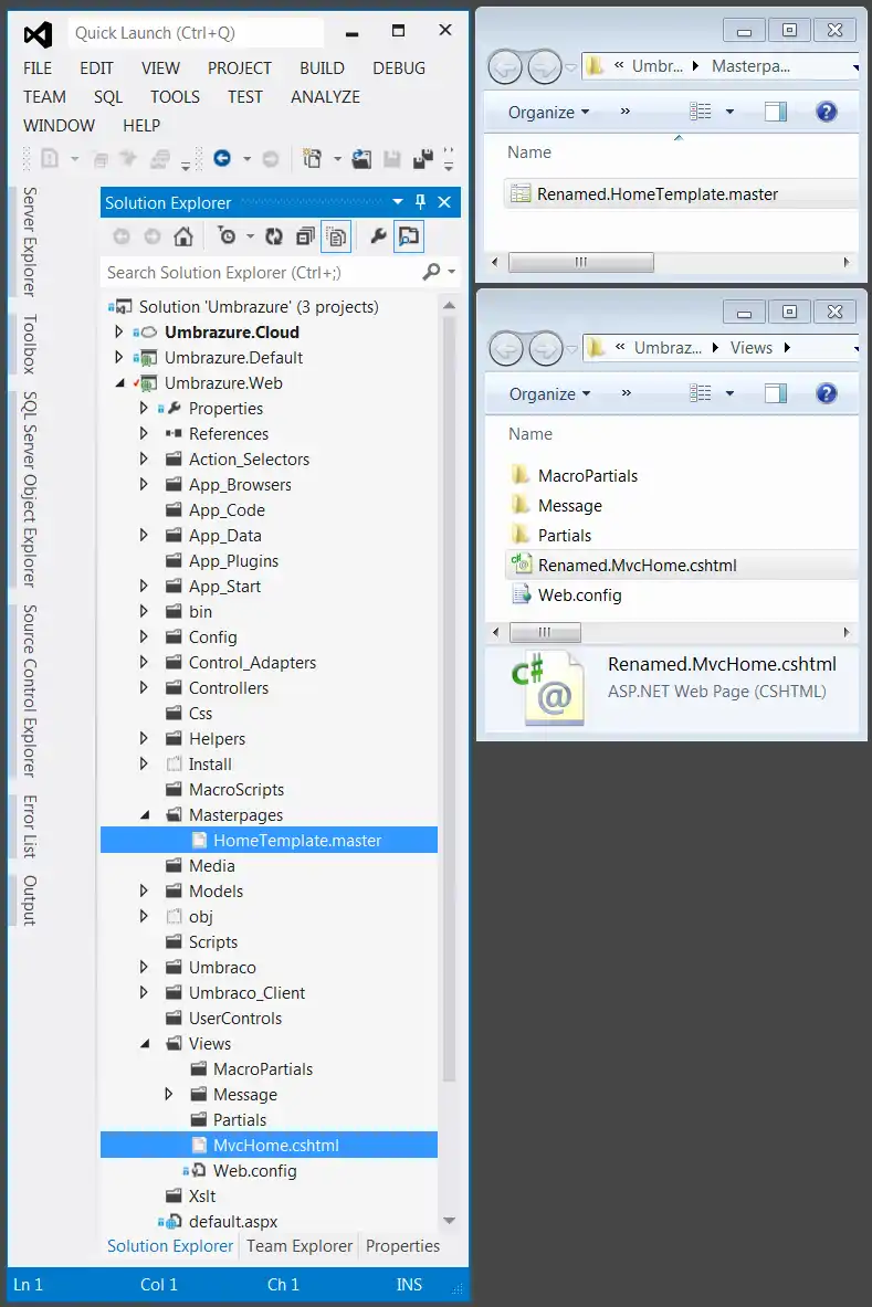 Exclude And Rename Templates