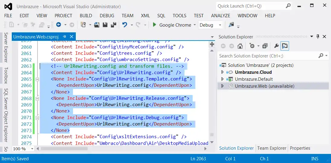 Rewrite Transforms In Project Config