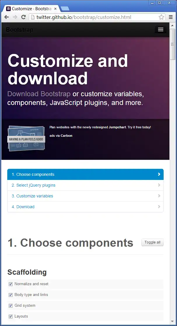 Download Twitter Bootstrap