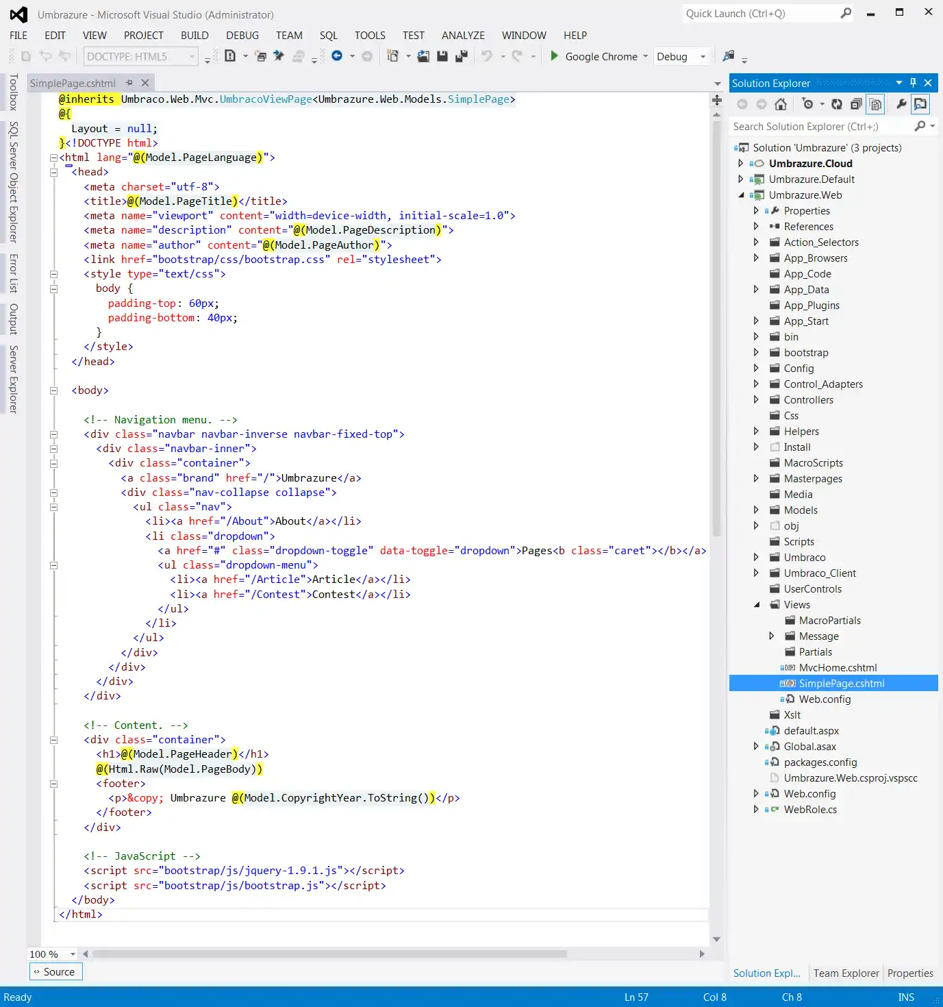 Include And Edit SimplePage View
